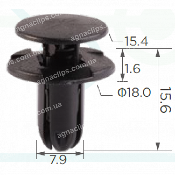 C 1729 Кліпса Hyundai Kia 865952T500 1420608250B