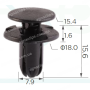 C 1729 Кліпса Hyundai Kia 865952T500 1420608250B