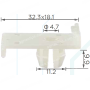 C 294 Кліпса скла Mazda S08458502