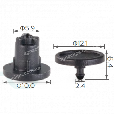 C 1183 Кліпса Nissan 23E8022019 23E8015043