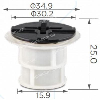 C 1322 Кліпса Toyota Lexus 90467-A0029-A0 90467-A0029 90467-17024-A0 90467-17024 90467-A0030-C0 90467-A0030 90467-17025-C0 904 67-17025