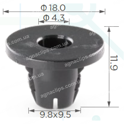 C 1346 Кліпса Toyota 4133J100032