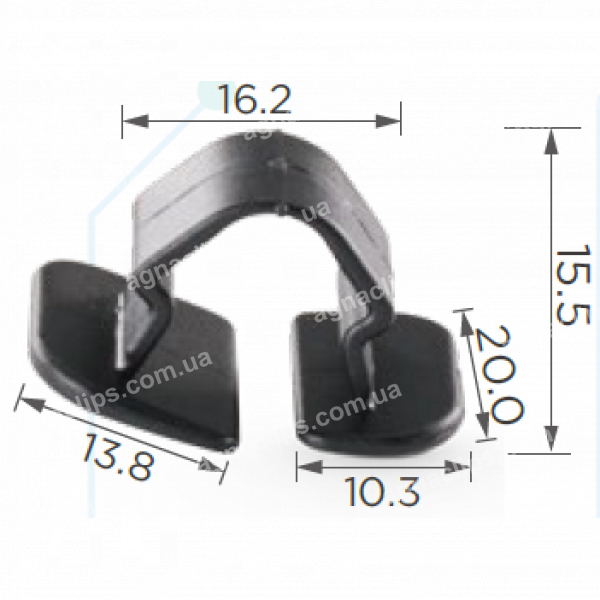 C 1413 Кліпса Audi VW Seat Skoda 1H5863849A9B9 1H586384901C 1H5863849A 1H5863849A01C