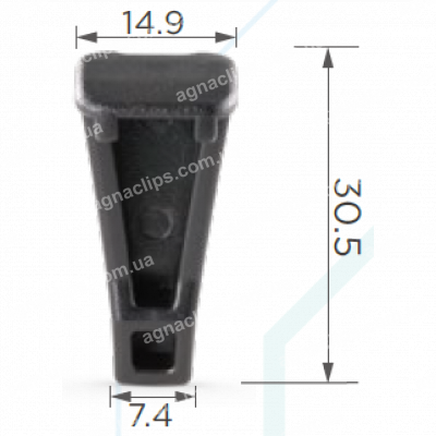 C 1431 Кліпса VW Mercedes Sprinter A9019880025 2D1867741