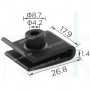 C366 Скоба Lexus Toyota 9017905060 кріплення підкрилок
