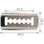 C 984 Скоба 29.5x13.4mm Daewoo GM Hyundai Chevrolet Kia 8659324000 бампера и решетки радиатора