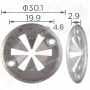 H 1116 Скоба d=30mm Audi VW Skoda Seat N90335006 N90335004