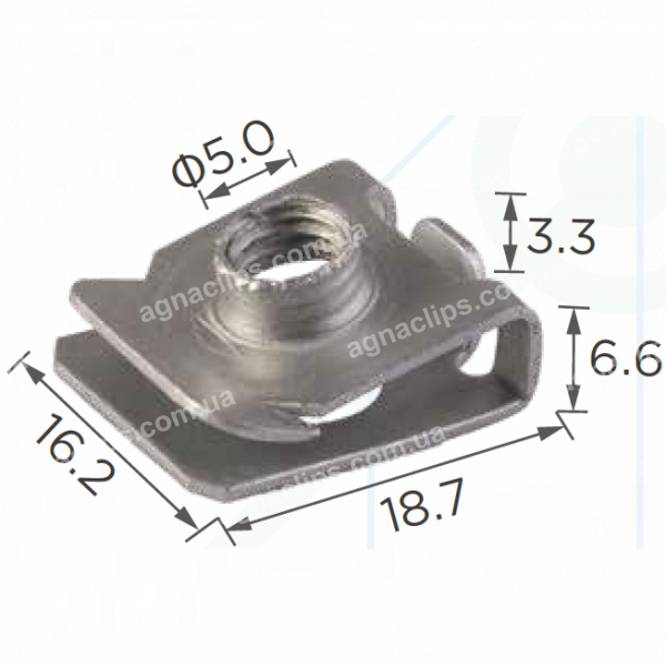 H 1146 Скоба M6 Toyota Lexus 9017906127 кріплення бампера