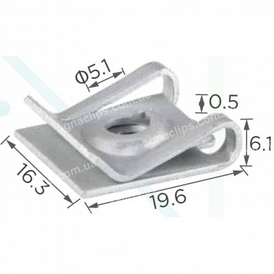 H 2023 Скоба 16x20 Mercedes