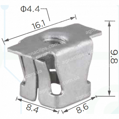 H 2154 Скоба GM Ford Cadillac 11518531 22642007 N518531