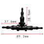 C 411 З'єднувач (трійник) 9.5x6.3x3.2mm універсальний