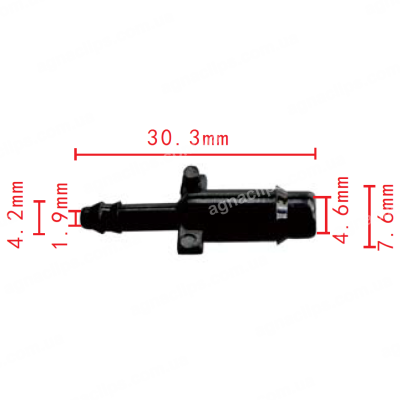 C 451 З'єднувач (двійник) 4.2x7.6mm GM 14017702