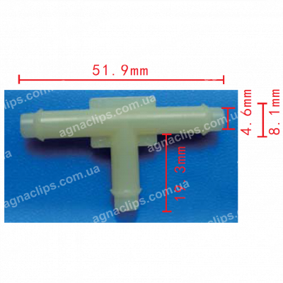 C 577 З'єднувач (трійник) d=8.1mm