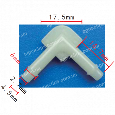 C 859 З'єднувач d=4.5mm GM Ford Chrysler 556992 14031145 22508049 387065 4100727