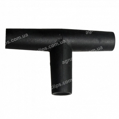 C 863 З'єднувач (трійник) d=7mm гумовий