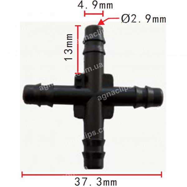 C 868 З'єднувач d=4.9mm GM Ford Chrysler 354400 387042 4241054