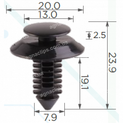 C 8 Кліпса Ford Chrysler N801925S