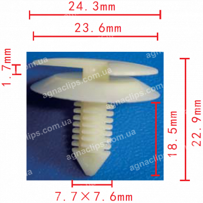 C 11 Кліпса GM Chrysler VW AMC 20480475 обшивка дверей, салону
