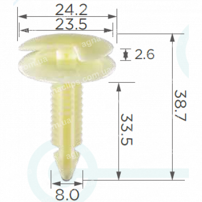 C 38 Кліпса GM Chevrolet Chrysler Ford Opel 10126901
