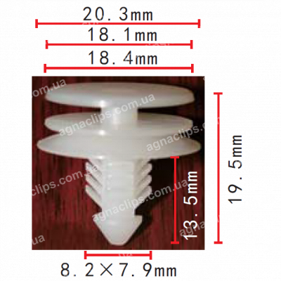 C 139 Кліпса GM VW 4005170 N98905101