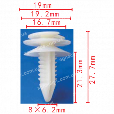 C 147 Кліпса GM Cadillac Chevrolet Chrysler Daewoo Ford GMC Opel Pontiac 12337920 20374473