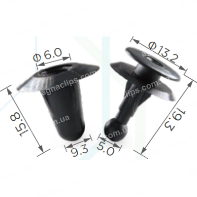 C 165 Кліпса Toyota Lexus GM Nissan Suzuki Mitsubishi Mazda Kia Hyundai Isuzu Honda Daihatsu 992740825 6777112010000 6777112010 6777101010 8942264920 MR114962 6777130060 95005064