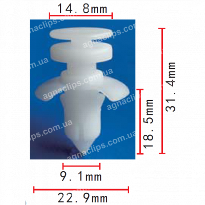 C 225 Кліпса Ford Lincoln Chevrolet Jaguar W704958S300 1W6Z238A90AA XW4Z54238A70AA