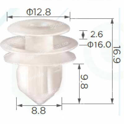 C 255 Кліпса Toyota Lexus Daewoo Honda Nissan GM 6221713010 09409A08309 09409A08309000 91560SED003