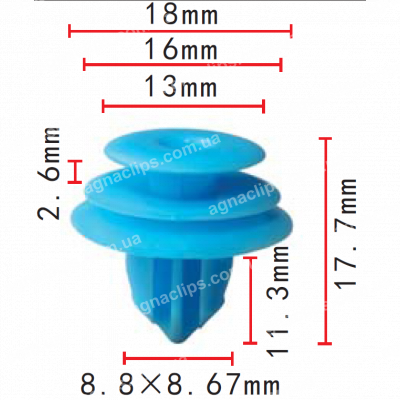 C 256 Кліпса GM Nissan Lexus Subaru Pontiac Chevrolet Daihatsu Toyota 88970345 9046710167 909130077 76882WA000 51Z1624005