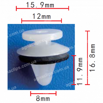 C 369 Кліпса Mitsubishi Renault Kia Hyundai Dacia Chrysler MB567499 MB696120 MR154347 MB696120R