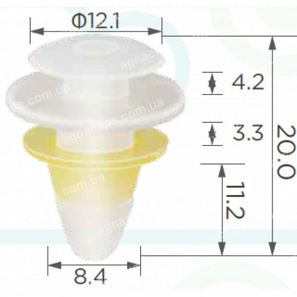 C 385 Кліпса Toyota Lexus Honda Nissan 6777122020 6777112010