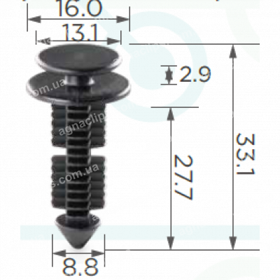C 424 Кліпса Ford Seat 387182S