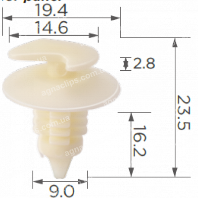 C 458 Кліпса Renault AMC Fiat VW Audi Skoda Seat Lancia Jeep Chrysler Alfa Romeo ВАЗ-Лада 175867299 8934201681 4399987
