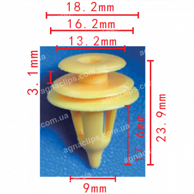 C 624 Кліпса Toyota Lexus Suzuki Mitsubishi GM Dodge Daewoo Chrysler Chevrolet 6777130090 6777117030 67771-28030 95008221