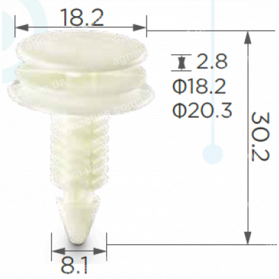 C 635 Кліпса GM Pontiac Ford Daewoo Oldsmobile Chrysler Chevrolet Buick Opel 10285935