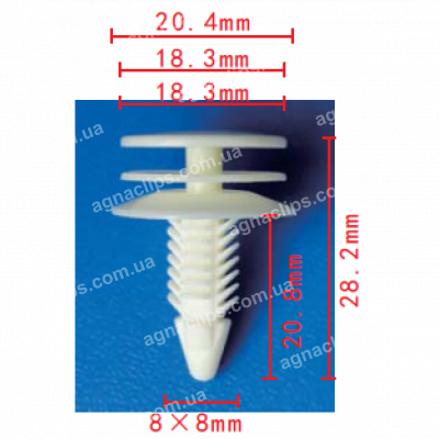 C 637 Кліпса GM Chevrolet Pontiac GMC 15986673 22646099