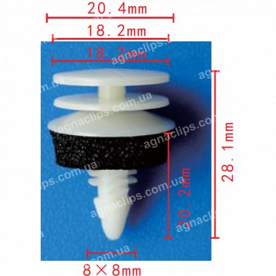 C 646 Кліпса GM Chevrolet Pontiac GMC 22646099