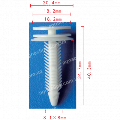 C 687 Кліпса GM Opel Chevrolet Cadillac Buick GMC Oldsmobile Mitsubishi Opel Pontiac Saturn 10421018