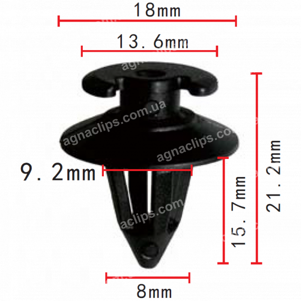 C 841 Кліпса VW Audi BMW Seat Porsche Ford 823867299 51411973500 ZBA867299