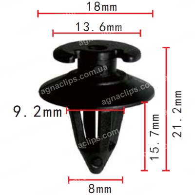 C 841 Кліпса VW Audi BMW Seat Porsche Ford 823867299 51411973500 ZBA867299