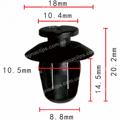 C 843 Клипса Peugeot Citroen Fiat 856535 968865987703 33030526