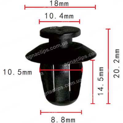 C 843 Клипса Peugeot Citroen Fiat 856535 968865987703 33030526