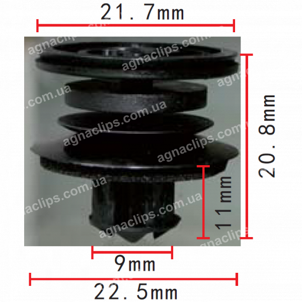 C 905 Кліпса VW Audi Seat Skoda Porsche 3B0868243