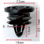 C 918 Кліпса Audi Seat Skoda VW 6K0868243C