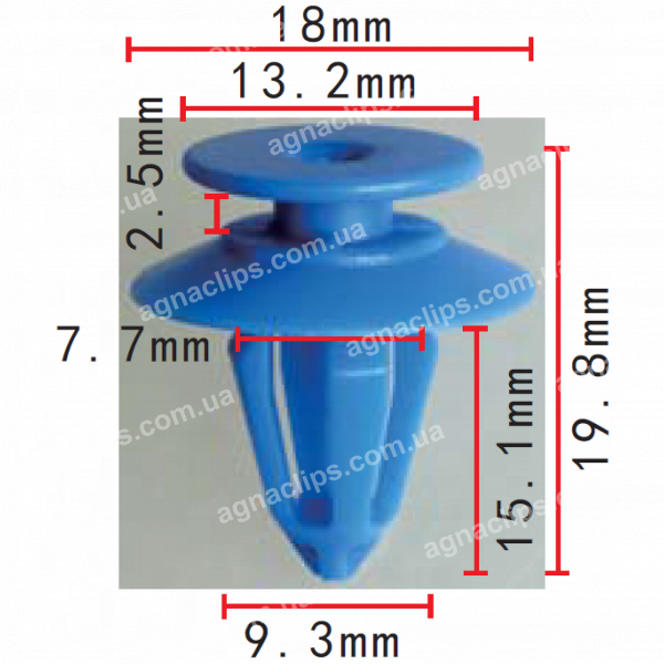C 960 Кліпса VW Renault Ford Opel Mercedes Audi 7701053516 7701057715 7L5853994 7001053516