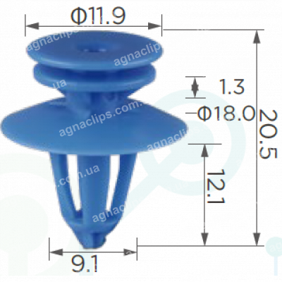 C 961 Кліпса Ford Renault 6099812 E865063S
