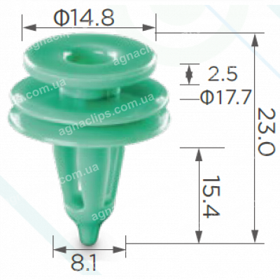 C 977 Кліпса Chrysler Dodge Jeep Plymouth 6503204