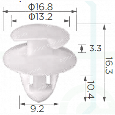 C 994 Кліпса Fiat Peugeot Ford Renault Lancia Alfa Romeo Citroen Dacia 14188282 14188380 7703077059 699143