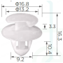 C 994 Кліпса Fiat Peugeot Ford Renault Lancia Alfa Romeo Citroen Dacia 14188282 14188380 7703077059 699143