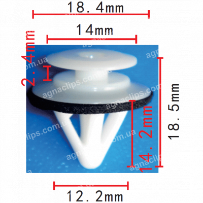 C 1023 Кліпса Mazda Ford Toyota G18K51SJ3 992740822 обшивка дверей
